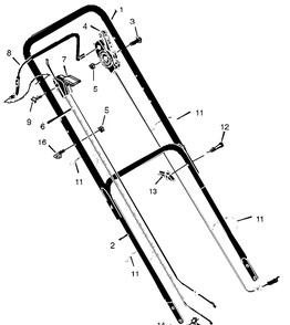 Part Location Diagram of 671922E701 Murray Lever, Stop